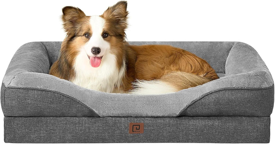 Extra Large Memory Foam Dog Bed Waterproof Orthopedic 104x68x19cm