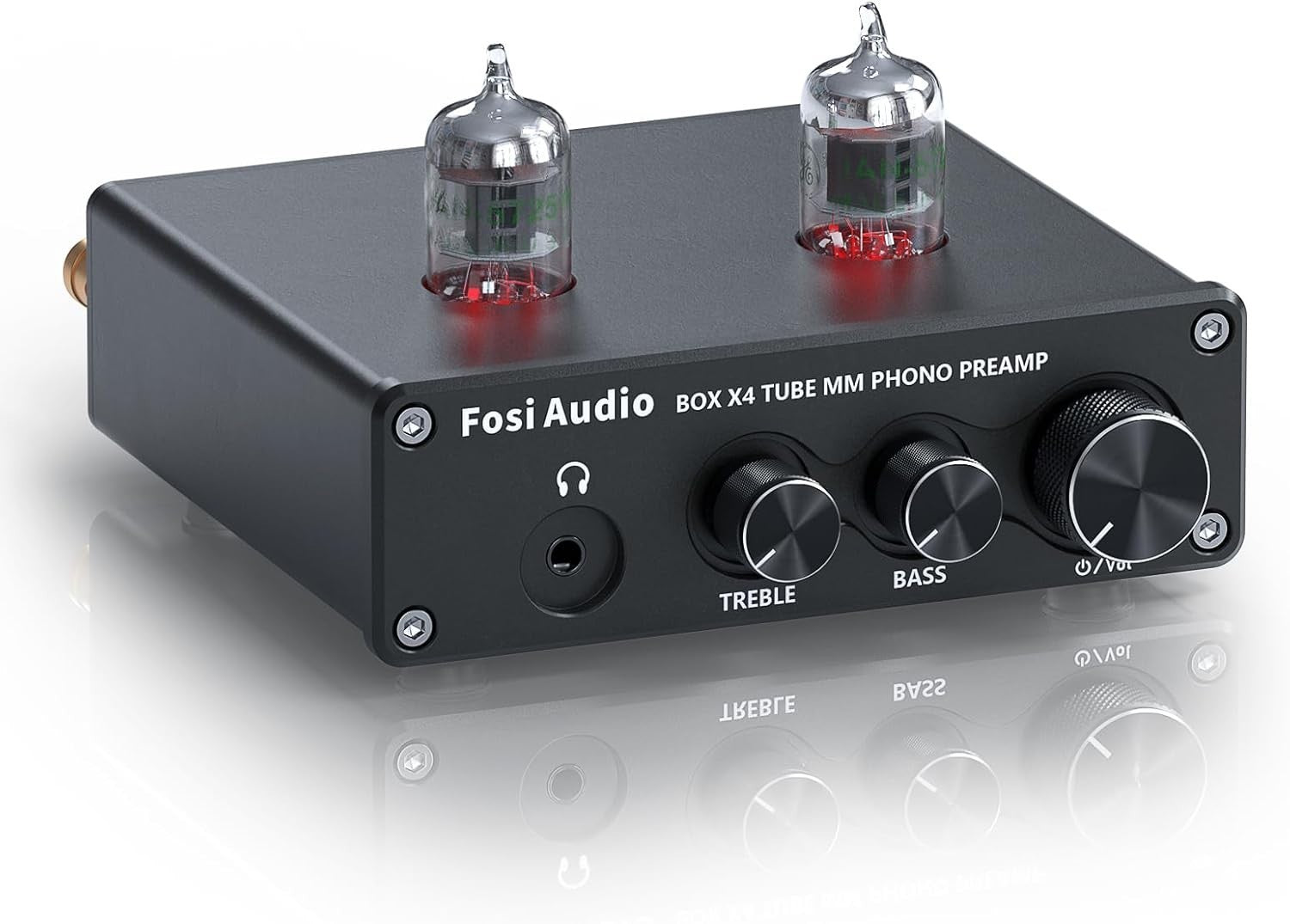 Tube Phono Preamp Headphone Amplifier MM Turntable HiFi Bass Treble EQ