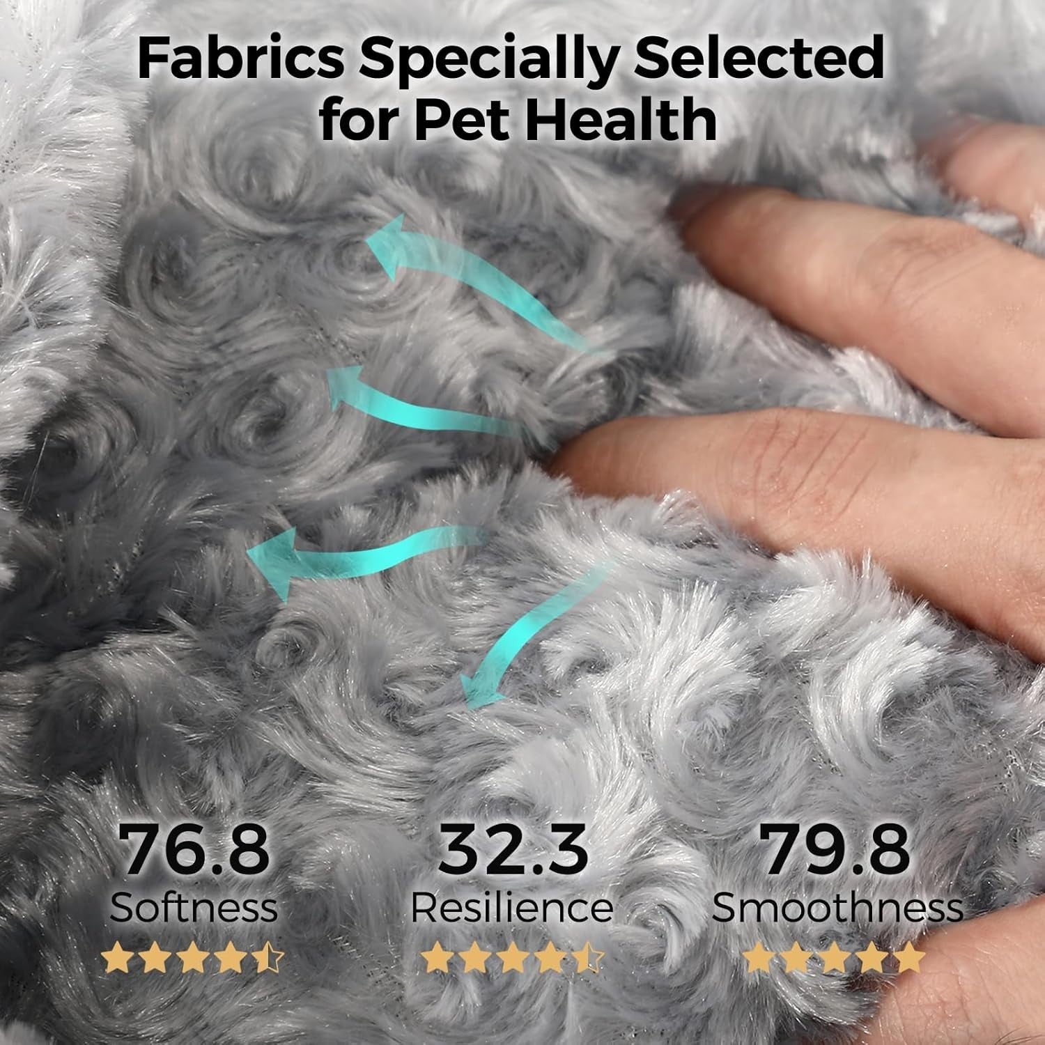 Medium Dog Bed 20cm High Sides Washable Sofa 64x53cm
