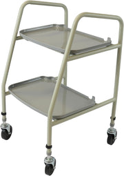 Home Helper Mobility Trolley with Wheels Indoor Walking Aid Storage Trays