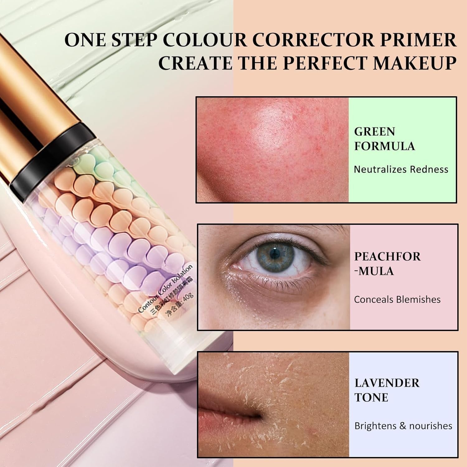 Full Coverage Foundation Makeup Set 7PC All In One Kit Primer Powder