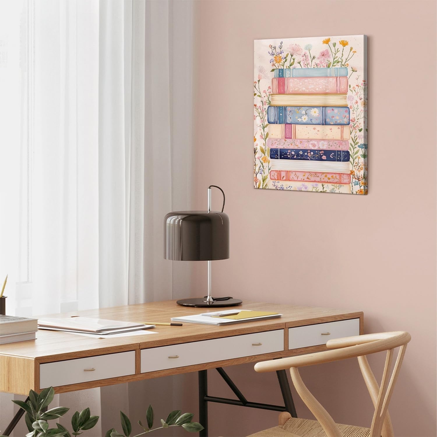 3/Piece Fruit Canvas Wall Art 28x35cm Orange Lemon Strawberry
