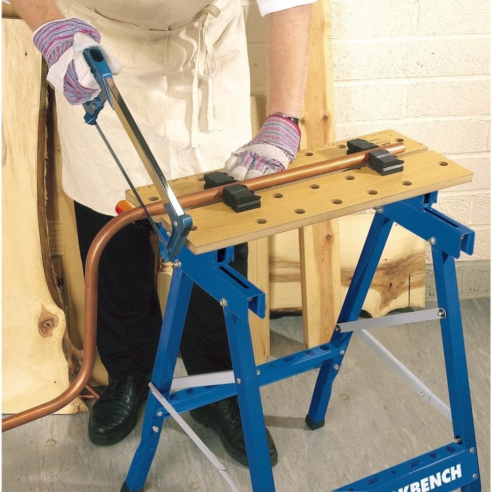 Workbench 600mm Two-Piece MDF Top Heavy Duty DIY Table Brown