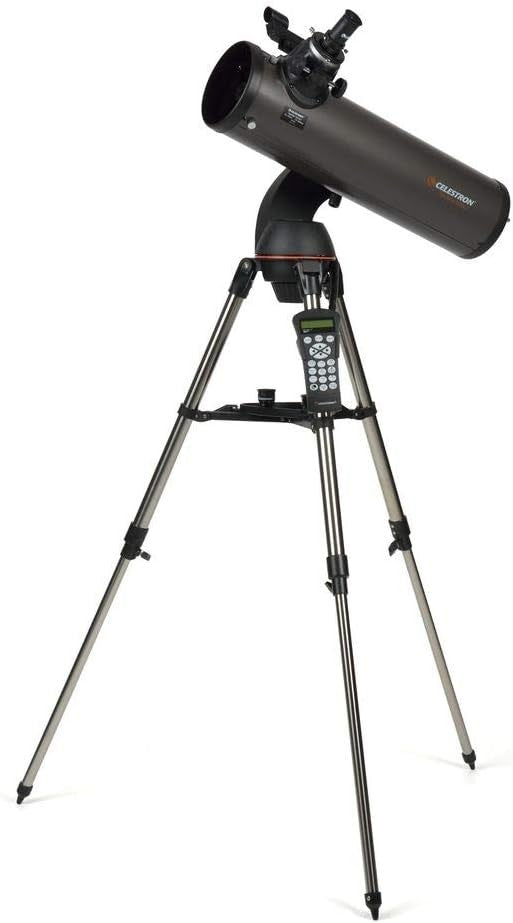Black 130mm Computerised Reflector Telescope with Tripod