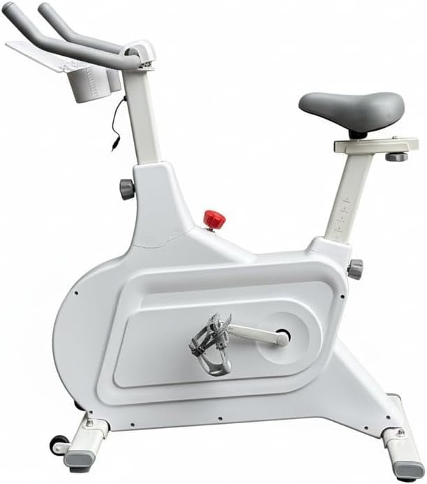 Magnetic Indoor Exercise Bike w/ LCD Display, Adjustable Seat & Quiet Belt Drive