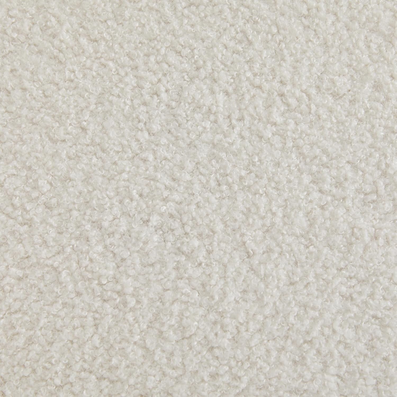 Sherpa Boucle Tub Chair Ivory Accent Club Armchair