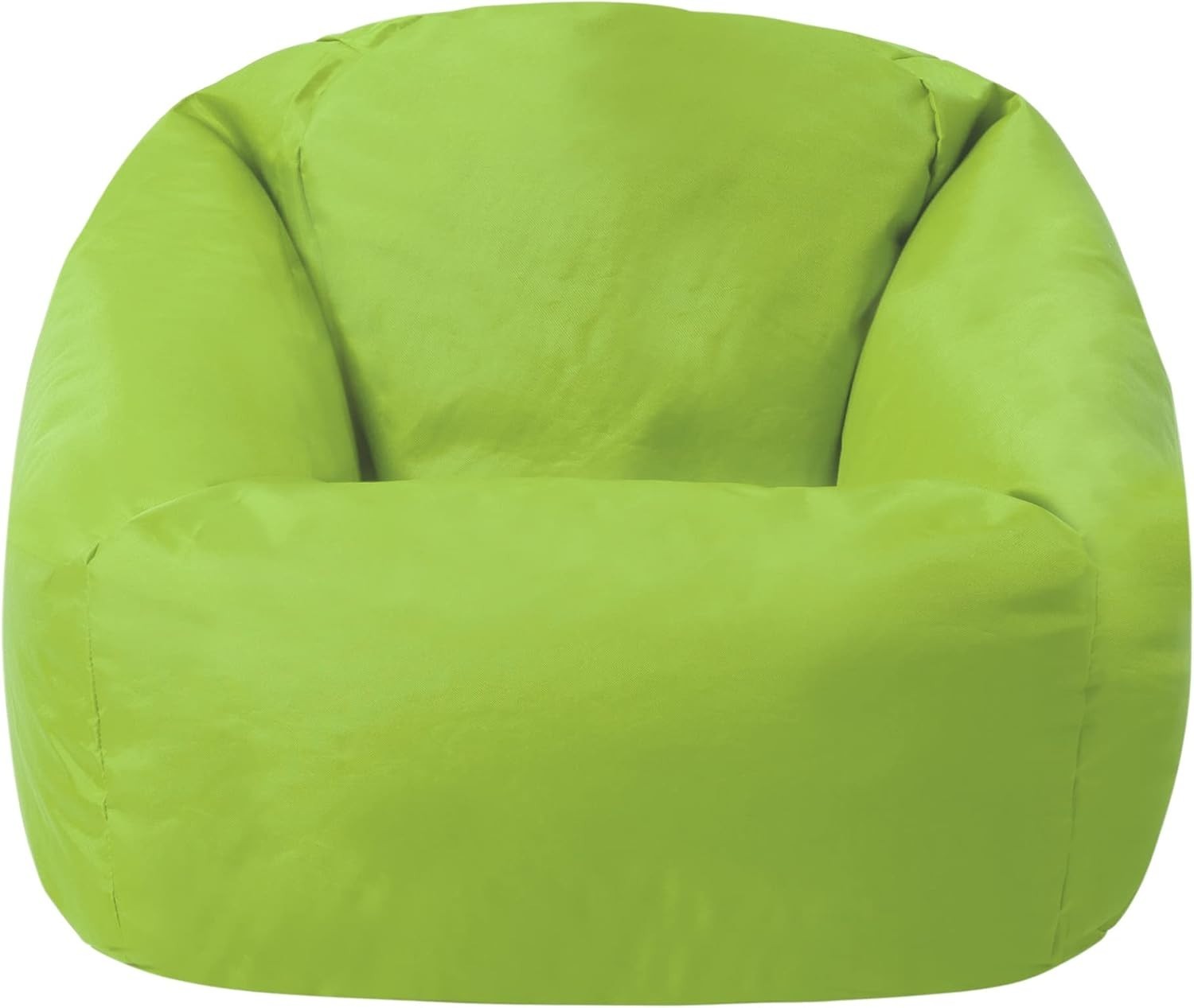 Kids Waterproof Bean Bag Chair Indoor Outdoor Seat w/Back – Lime Green
