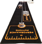 Indoor Golf Putting Mat 10ft Alignment Trainer Non Slip Practice Green