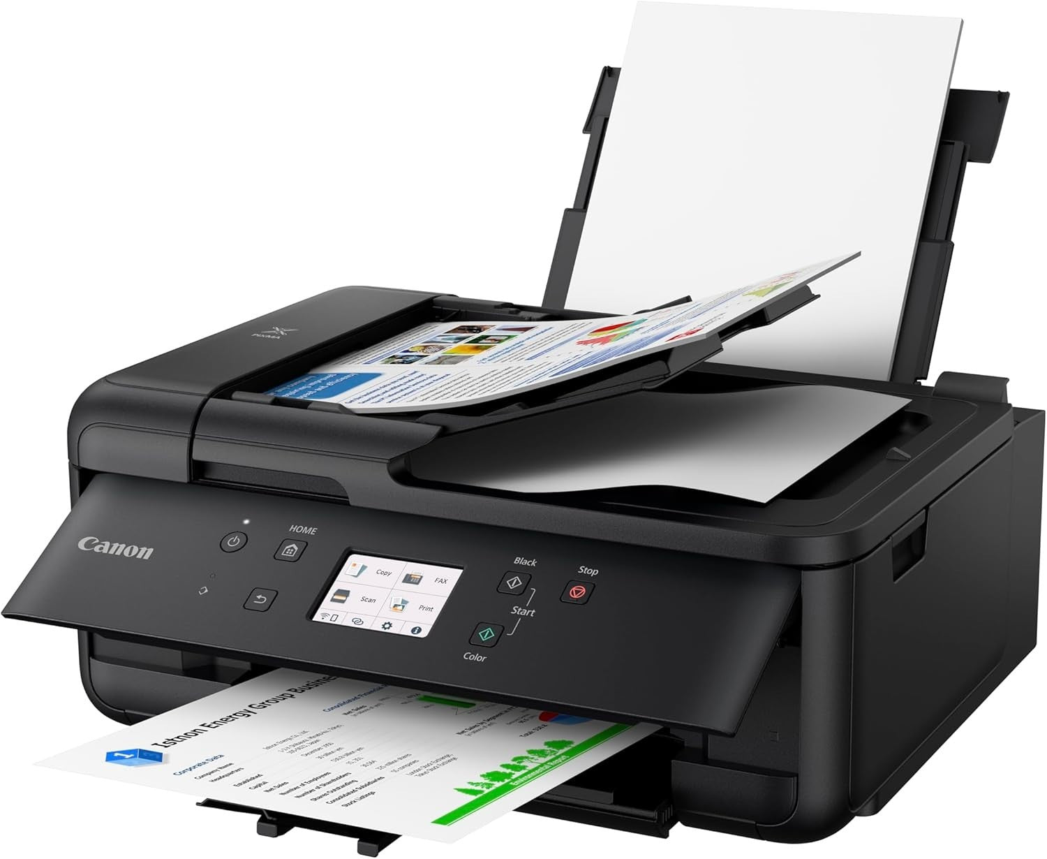 A4 4-in-1 Wireless Printer with Duplex & ADF Scanning - Black