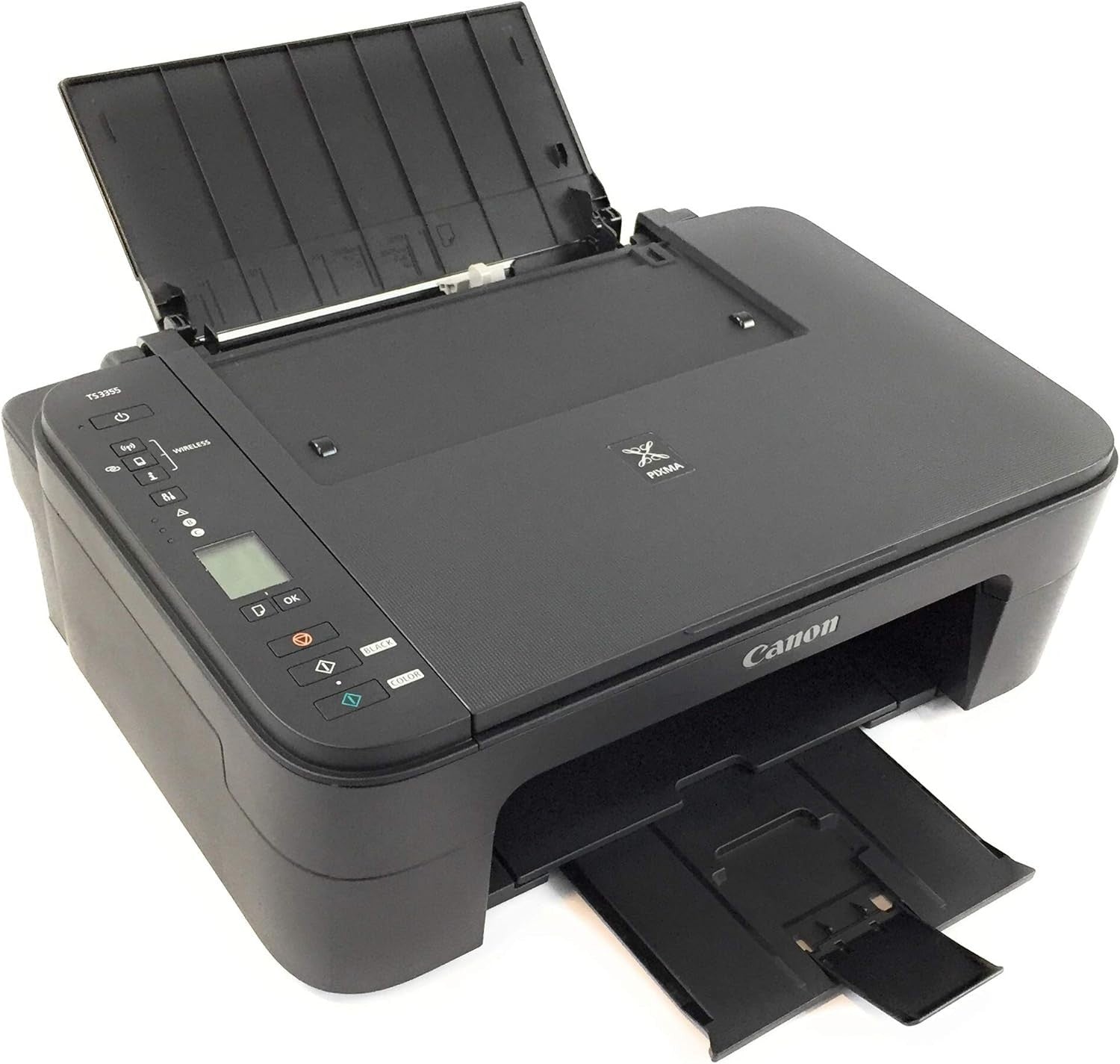 Wireless Colour Inkjet Printer A4 Duplex Compact Black
