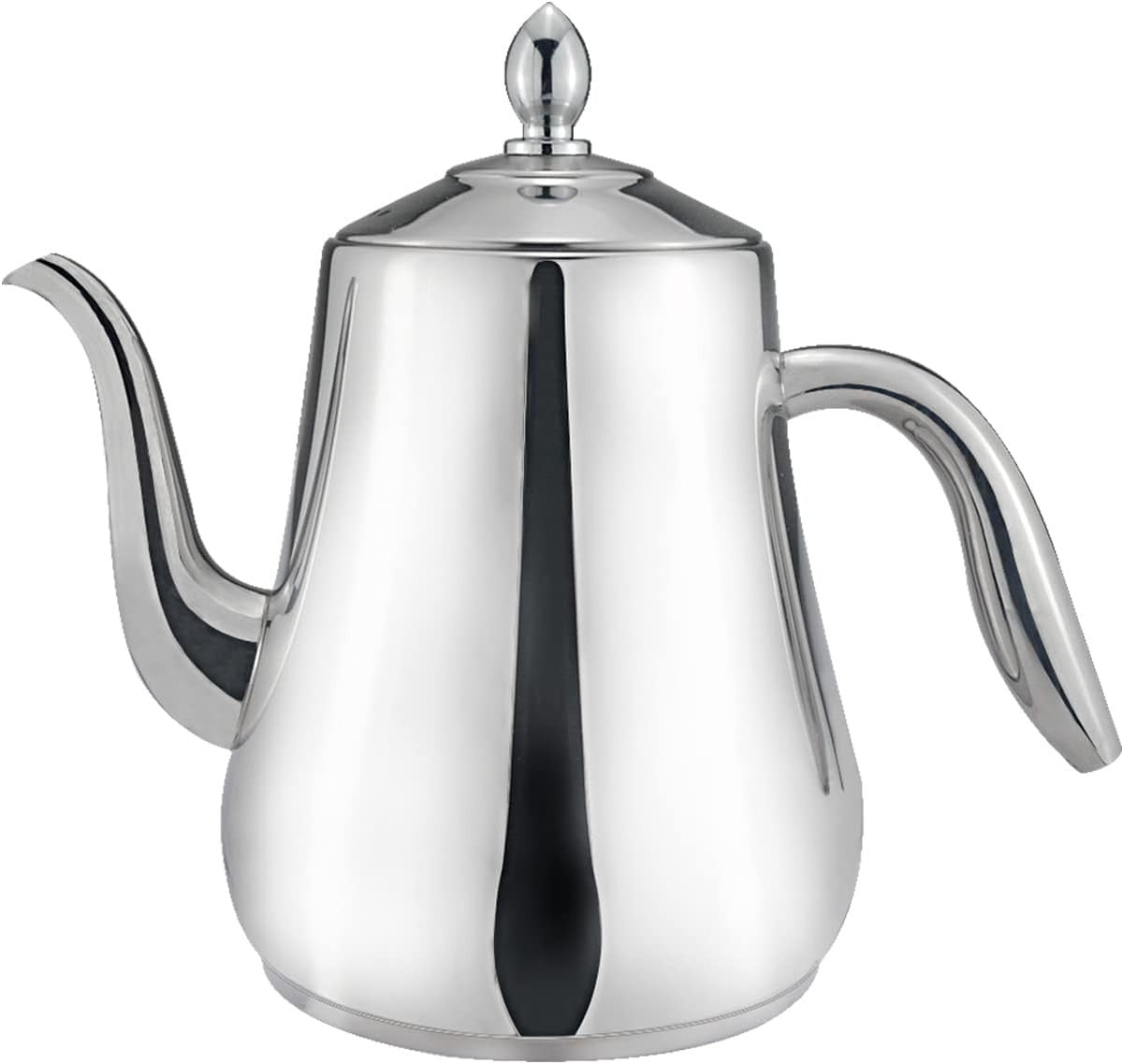 1.55L Stainless Steel Teapot with Infuser Loose Leaf Tea Coffee Server
