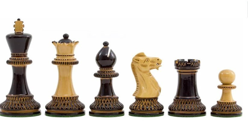 Luxury Artistic Chess Pieces Set – Handcrafted Staunton Style Weighted Pieces