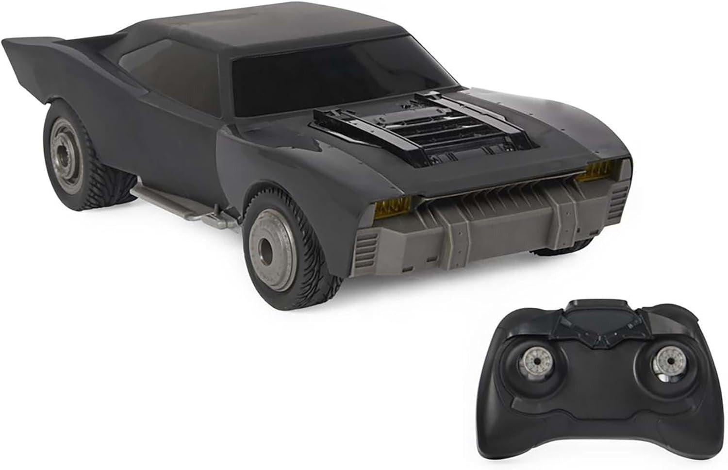 Turbo Boost Batmobile RC Car for Kids 4+, 1:15 Scale Remote Control Car w/ Light
