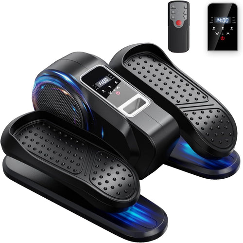 Under Desk Elliptical Machine for Home Workout, 12 Levels Speeds Ellipse Leg Exe