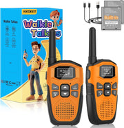Long Range Walkie Talkies Rechargeable 2 Pack VOX 16 Channel USB-C