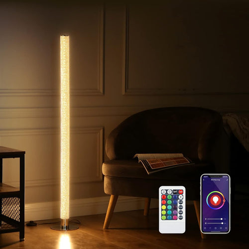 Smart RGB Floor Lamp WiFi App Control Dimmable LED Standing Corner Light
