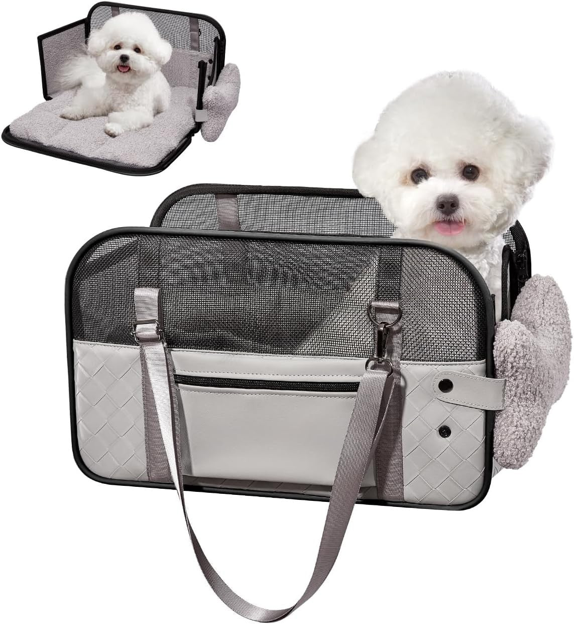 Airline Approved Cat Carrier Foldable Pet Travel Bag Small Dog Carrier