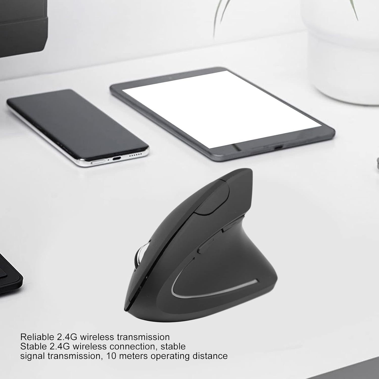Vertical Ergonomic Wireless Mouse 2.4G Adjustable DPI Gaming Office