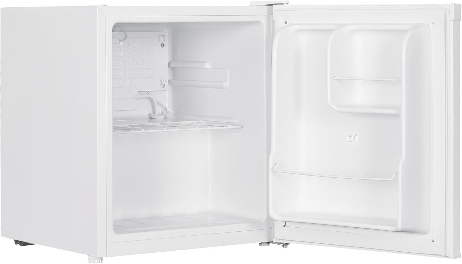 40L Mini Fridge Compact Quiet Freestanding Drinks Cooler White 39dB