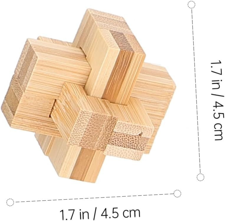 12PCS Metal Knot Puzzle Unlocking Brain Teaser Fidget Toy Set