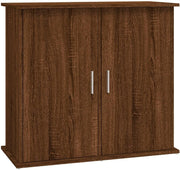 Fish Tank Aquarium Stand Brown Oak Storage Cabinet 81x36x73 cm Durable