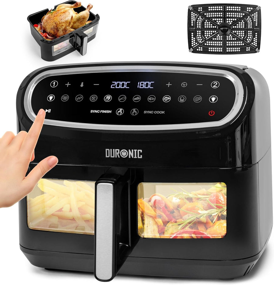10L XXL Digital Air Fryer | Visual Window, 10 Presets, 2400W, Large Drawer