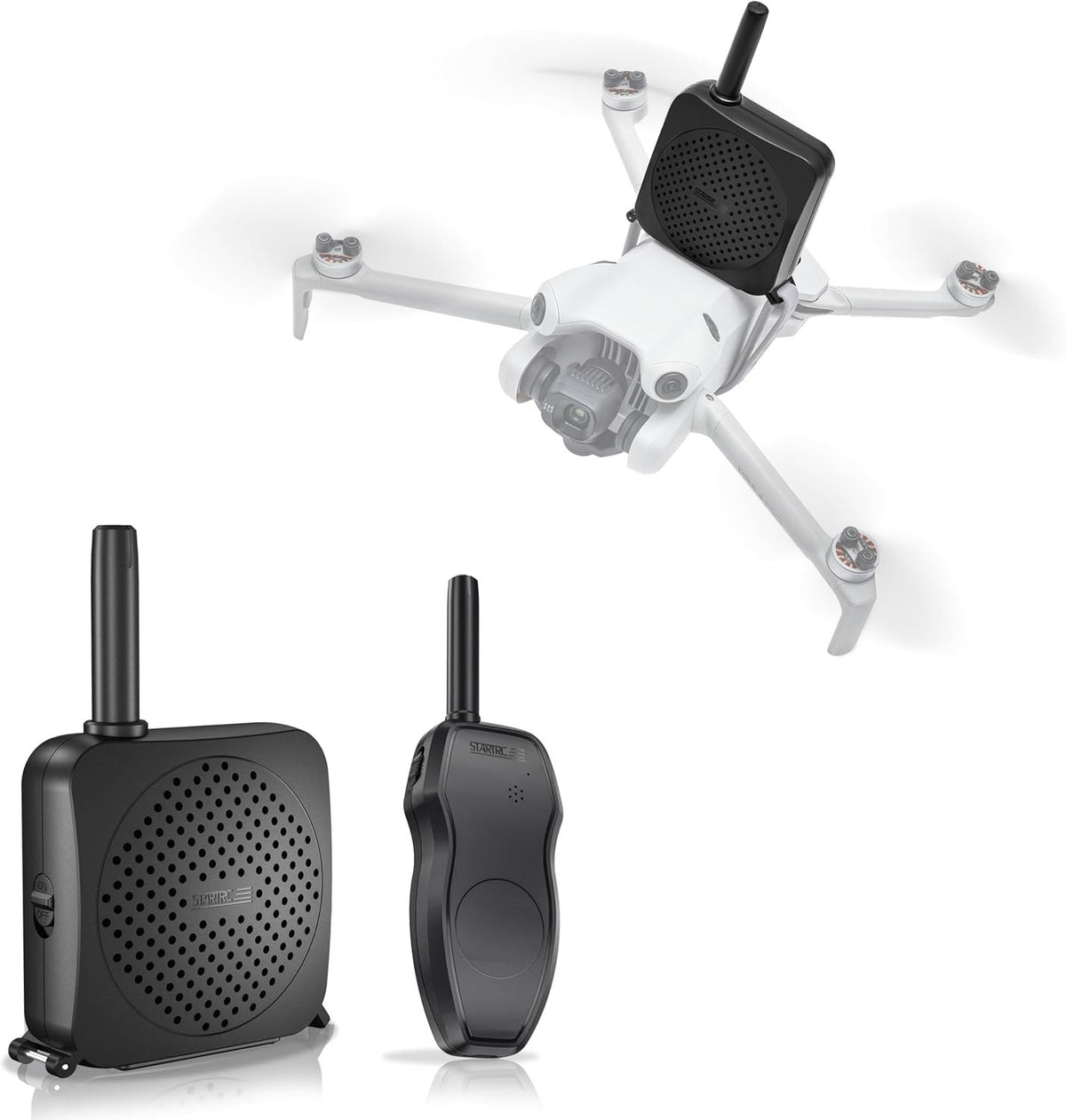 STARTRC Drone Mini Megaphone Loudspeaker for DJI Air 3S Mini 4 Pro Mini 3 Pro