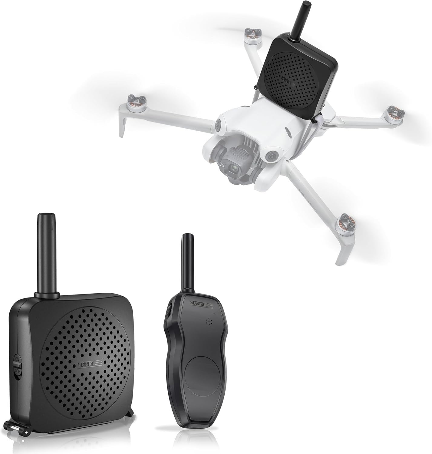 STARTRC Drone Mini Megaphone Loudspeaker for DJI Air 3S Mini 4 Pro Mini 3 Pro