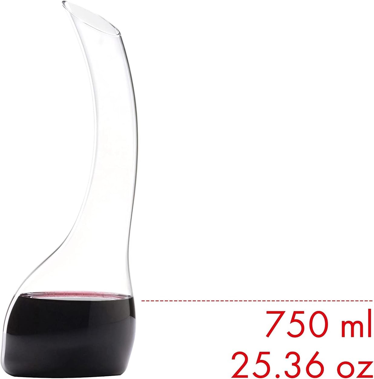 Luxury Crystal Wine Decanter 1200ml Handmade Mouth-Blown Aerator Gift