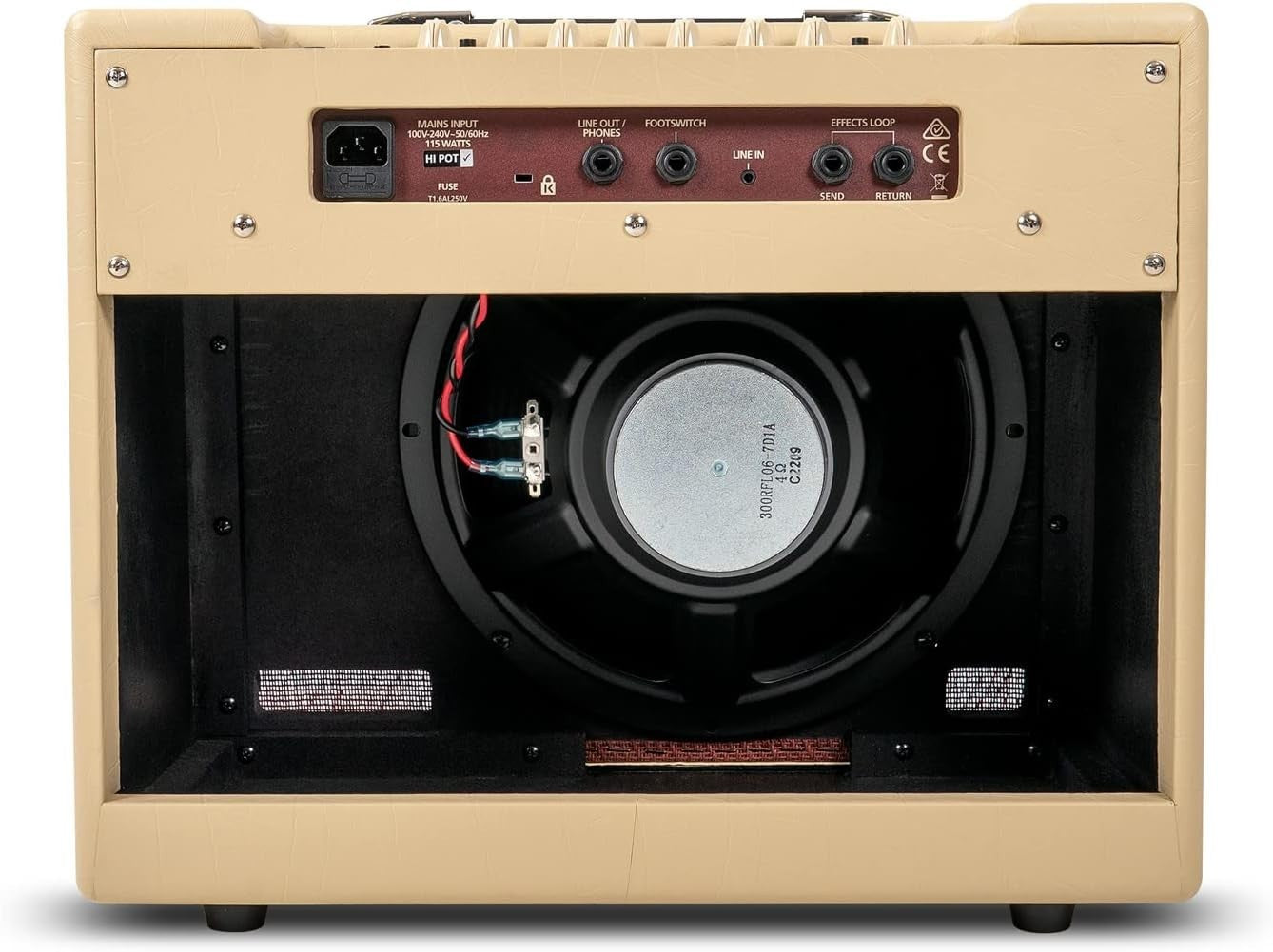 Debut 50R 50W Electric Guitar Amp 2-Channel Reverb Line Out Cream