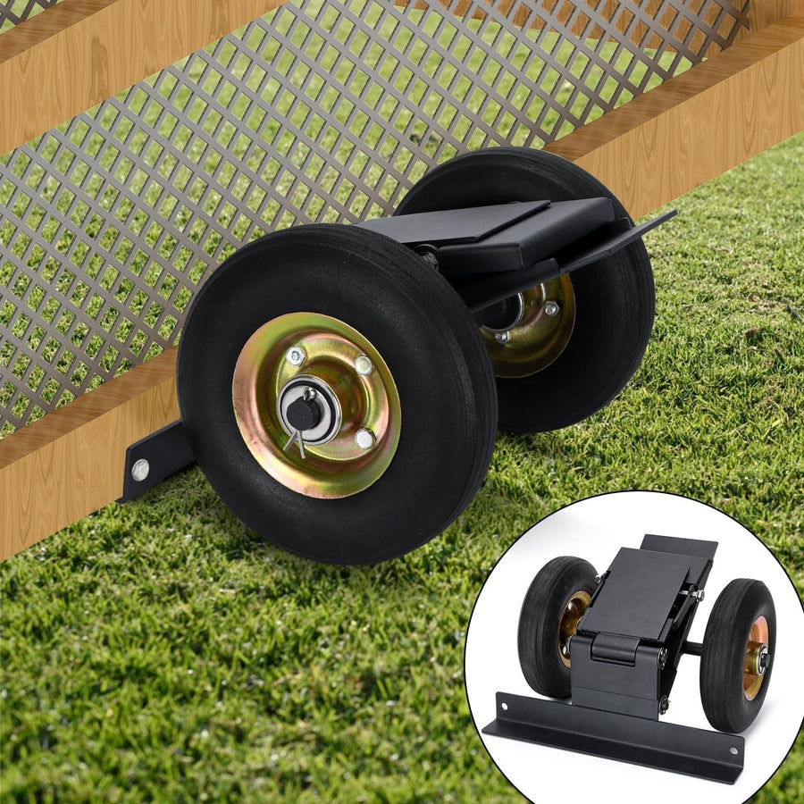 Chicken Coop Wheels Kit Heavy Duty Tractor Mover Lift System