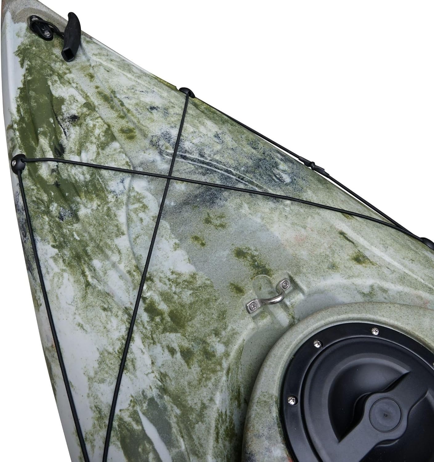 Sit Inside Fishing Kayak Stable Recreational Canoe w/ Paddle Seat