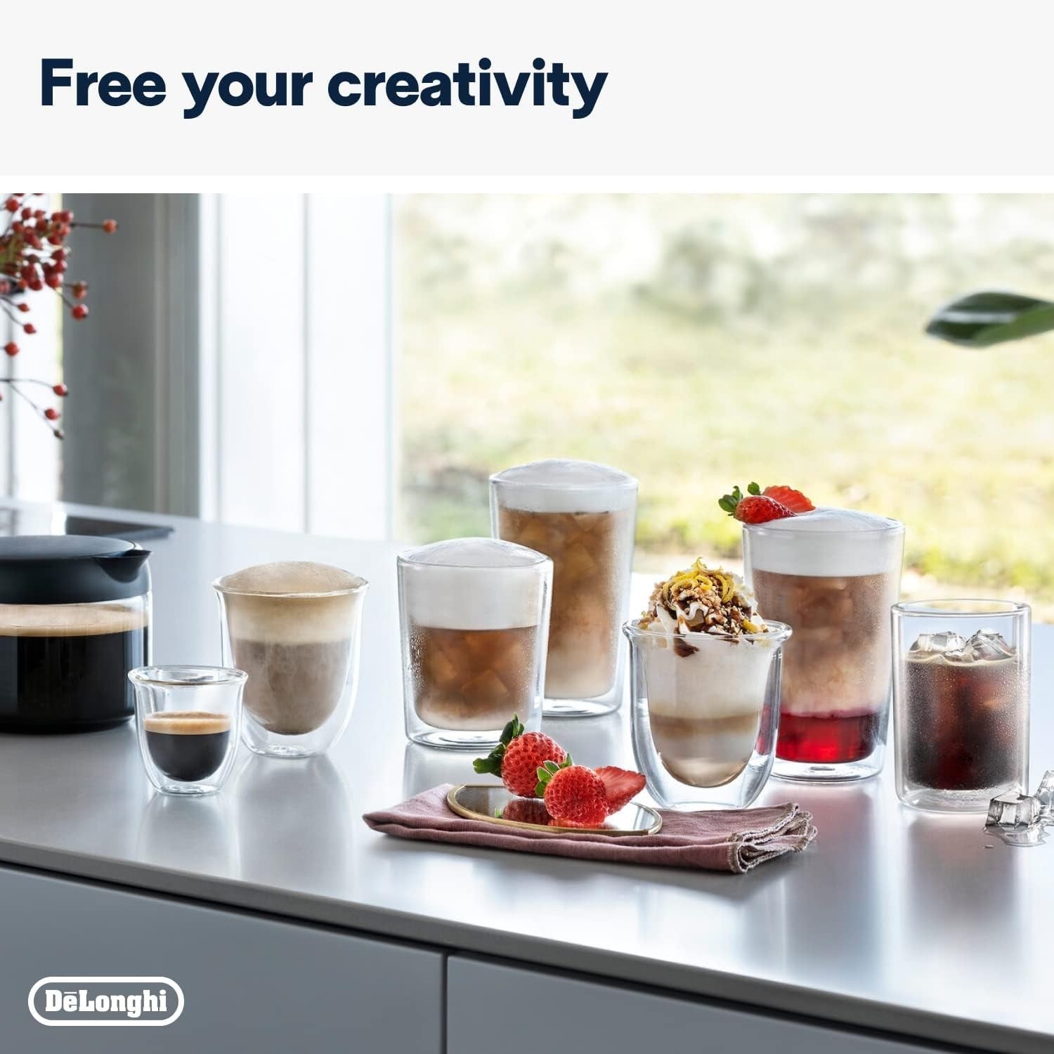 Cold Brew & Hot Coffee Machine | LatteCrema System | Touch Display | Bean-to-Cup