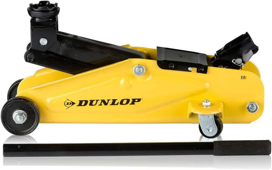 2 Ton Hydraulic Trolley Jack Compact Car Lift 135–305mm Heavy Duty Yellow