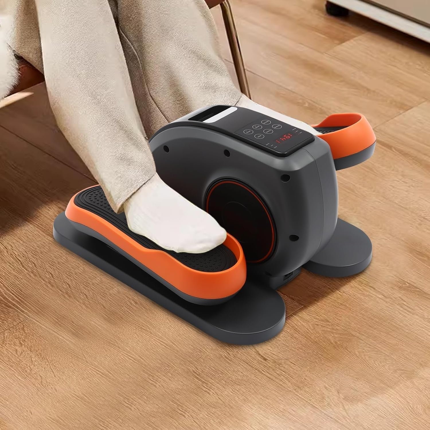 Under Desk Elliptical Trainer Quiet Electric Pedal Exerciser Manual