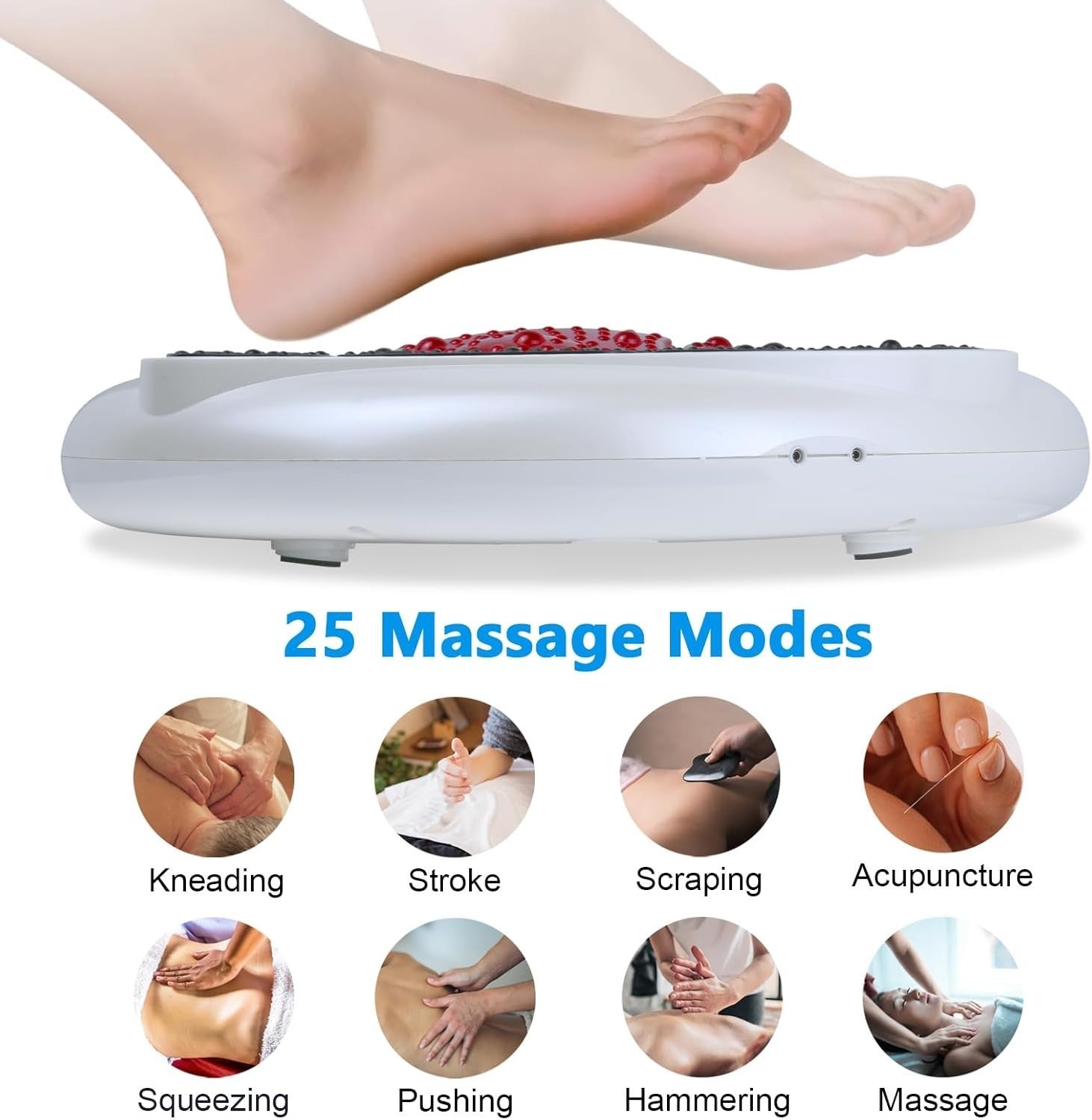 Electric EMS Foot & Leg Circulation Massager Pain Relief 99 Levels