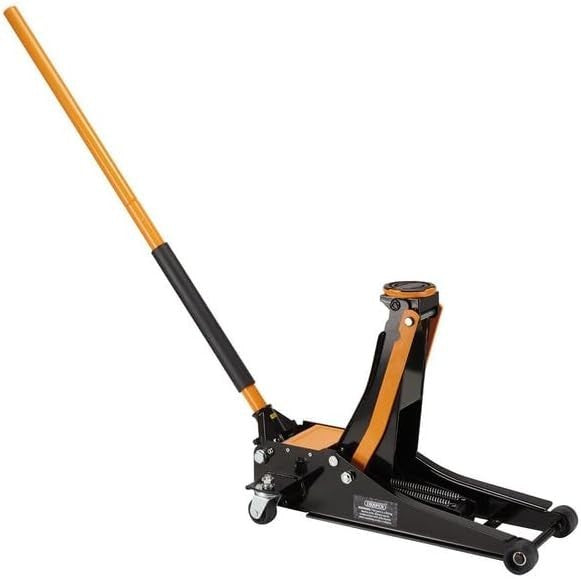 2.25 Ton Low Profile Trolley Jack Twin Piston Fast Lift 75–505mm Heavy Duty