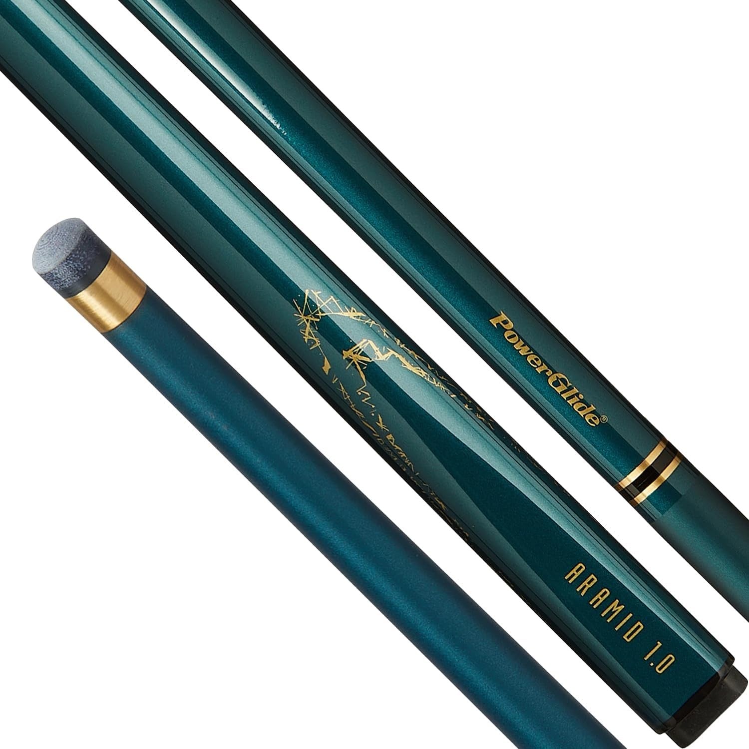 Carbon Fibre Snooker Pool Cue 57" 18oz 10mm Tip Steel Joint