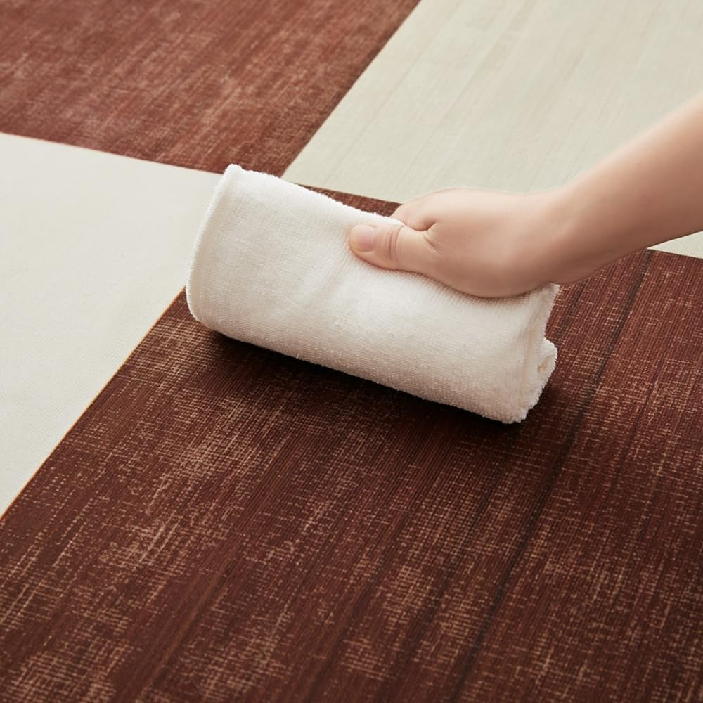 Large Geometric Rug Soft Modern Indoor Area Carpet Brown Beige 160x230cm