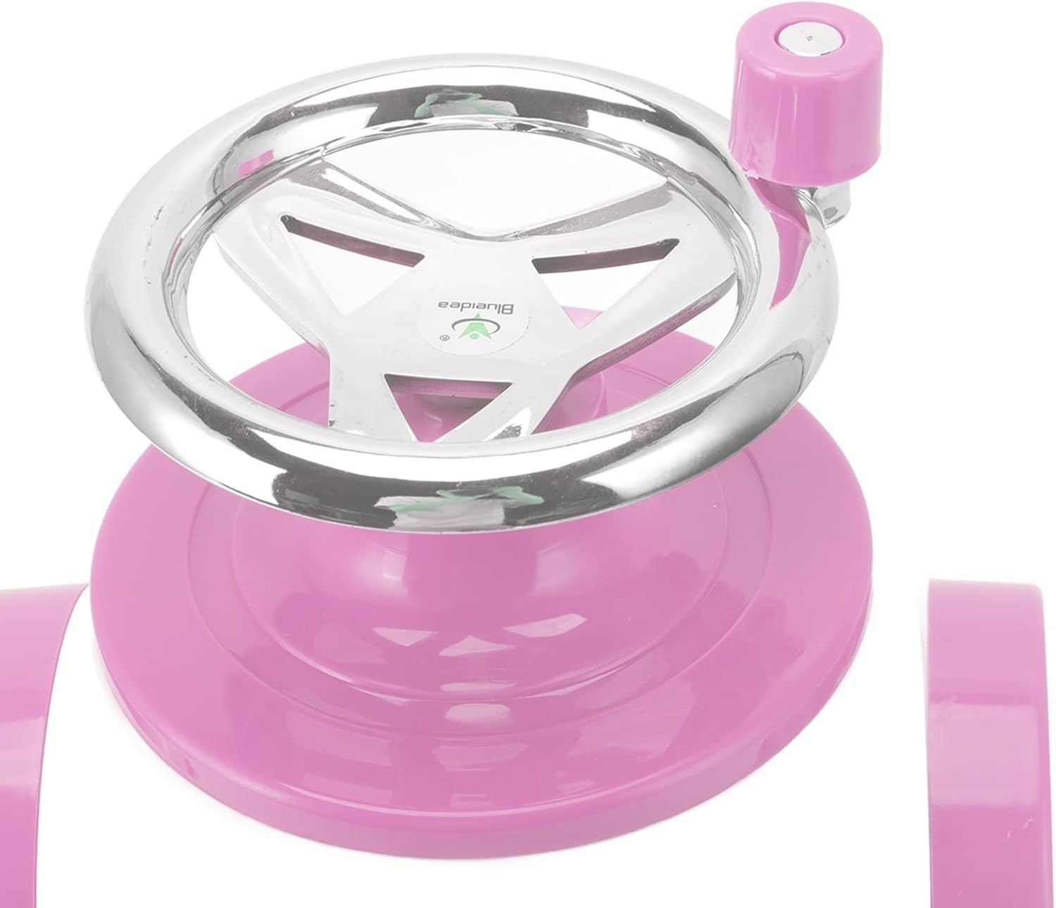 Manual Ice Crusher Shaved Ice Maker Portable Slush Snow Cone Pink
