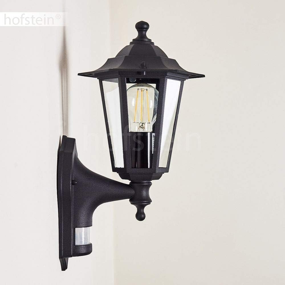 Loria Outdoor Wall Light – Black Antique IP44 E27