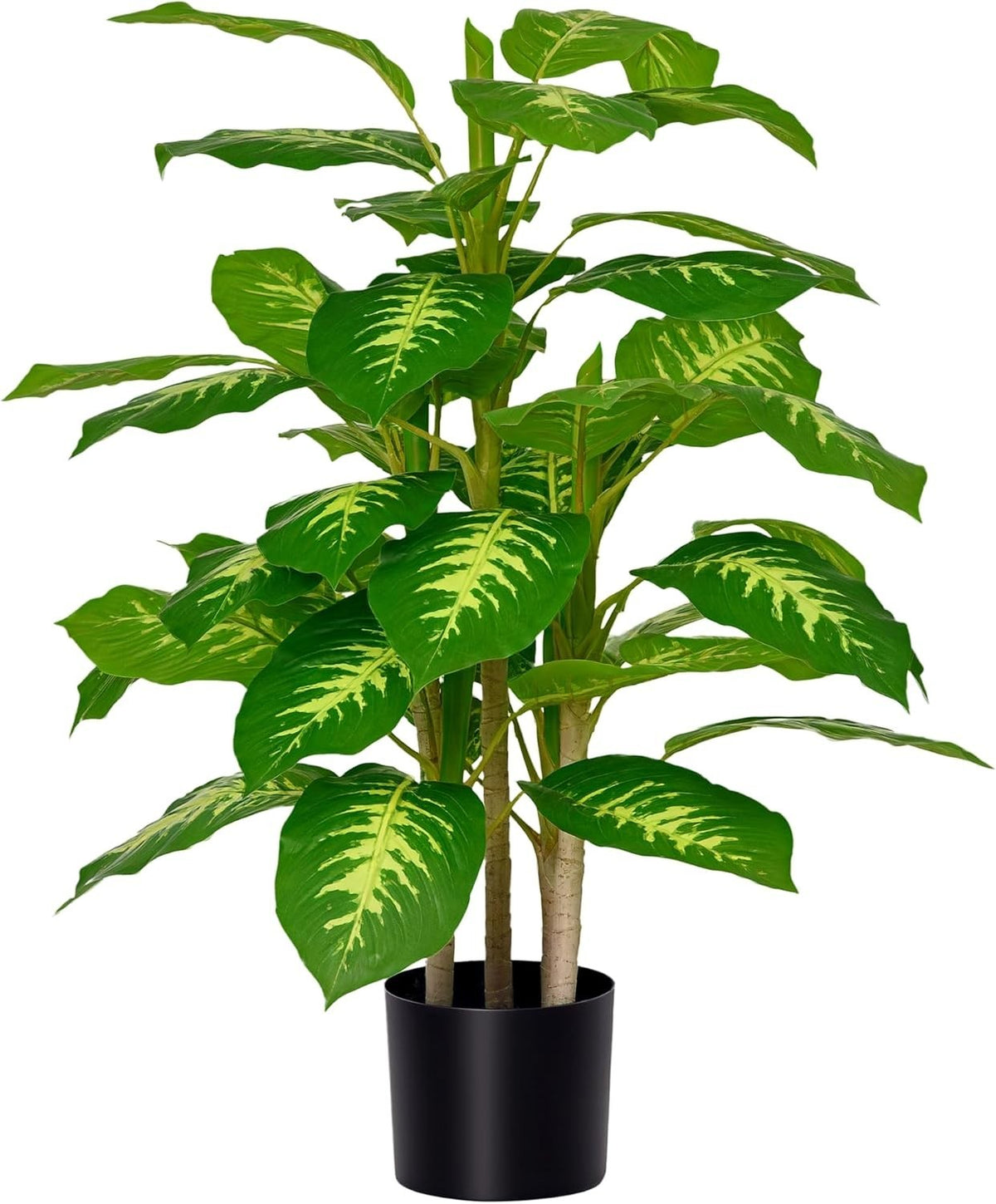 95cm Artificial Evergreen Tree in Weighted Pot Faux Green Indoor Home Decor