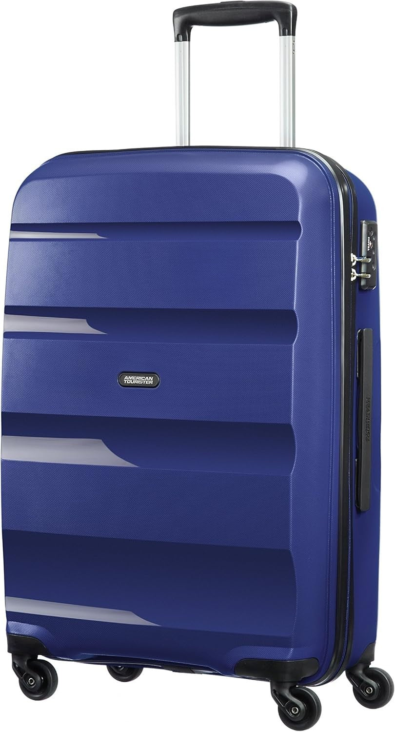Medium 66cm Hard Shell Travel Suitcase Lightweight 4 Spinner Wheels TSA 57.5L