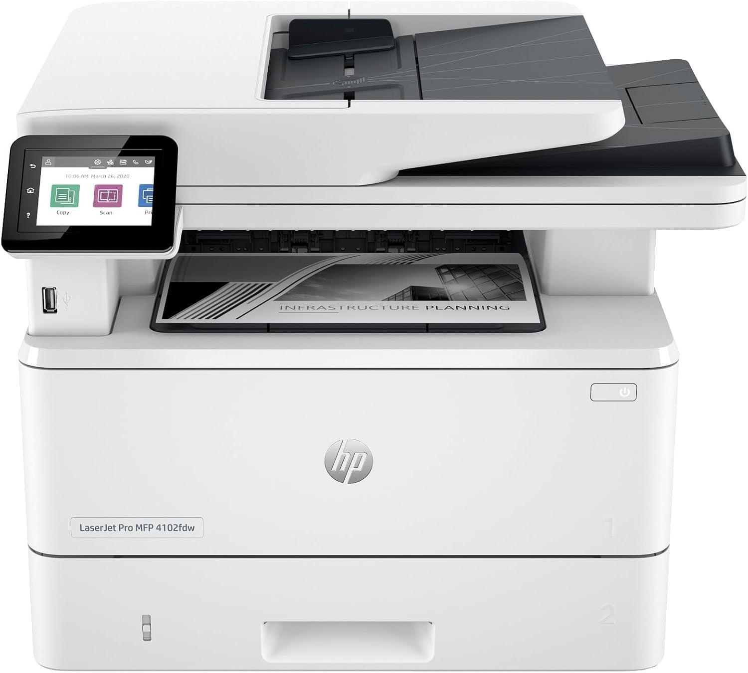 White Mono Laser Printer | Wireless | Duplex | ADF | SMB Office Use