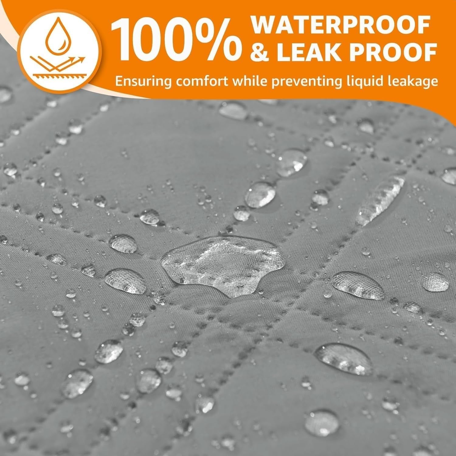 Waterproof Dog Blanket Couch Cover 137x208cm Anti-Slip Grey