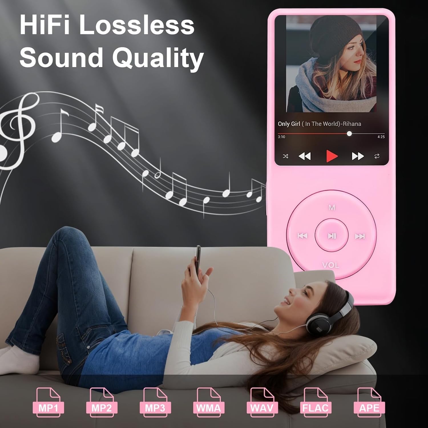 128GB MP3 Bluetooth 5.0 FM Radio Speaker E-Book