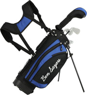 Kids Golf Club Starter Set Right Hand 4pc Driver Irons Putter Stand Bag