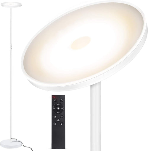 LED Uplighter Floor Lamp 3000LM Dimmable Remote Touch Modern Standing Light