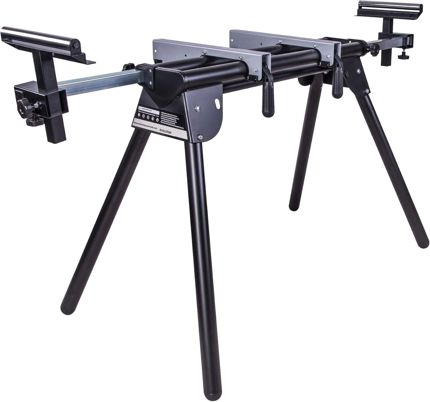 EVOMS1 Mitre Saw Stand Folding Universal Fit Extendable Arms 150kg Support