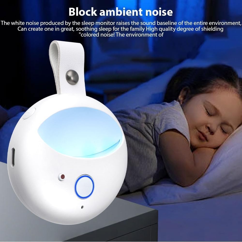White Noise Sleep Machine with Night Light & Sleep Monitoring